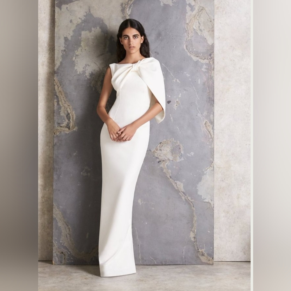 Stylewe Elegant Plain White Dresss